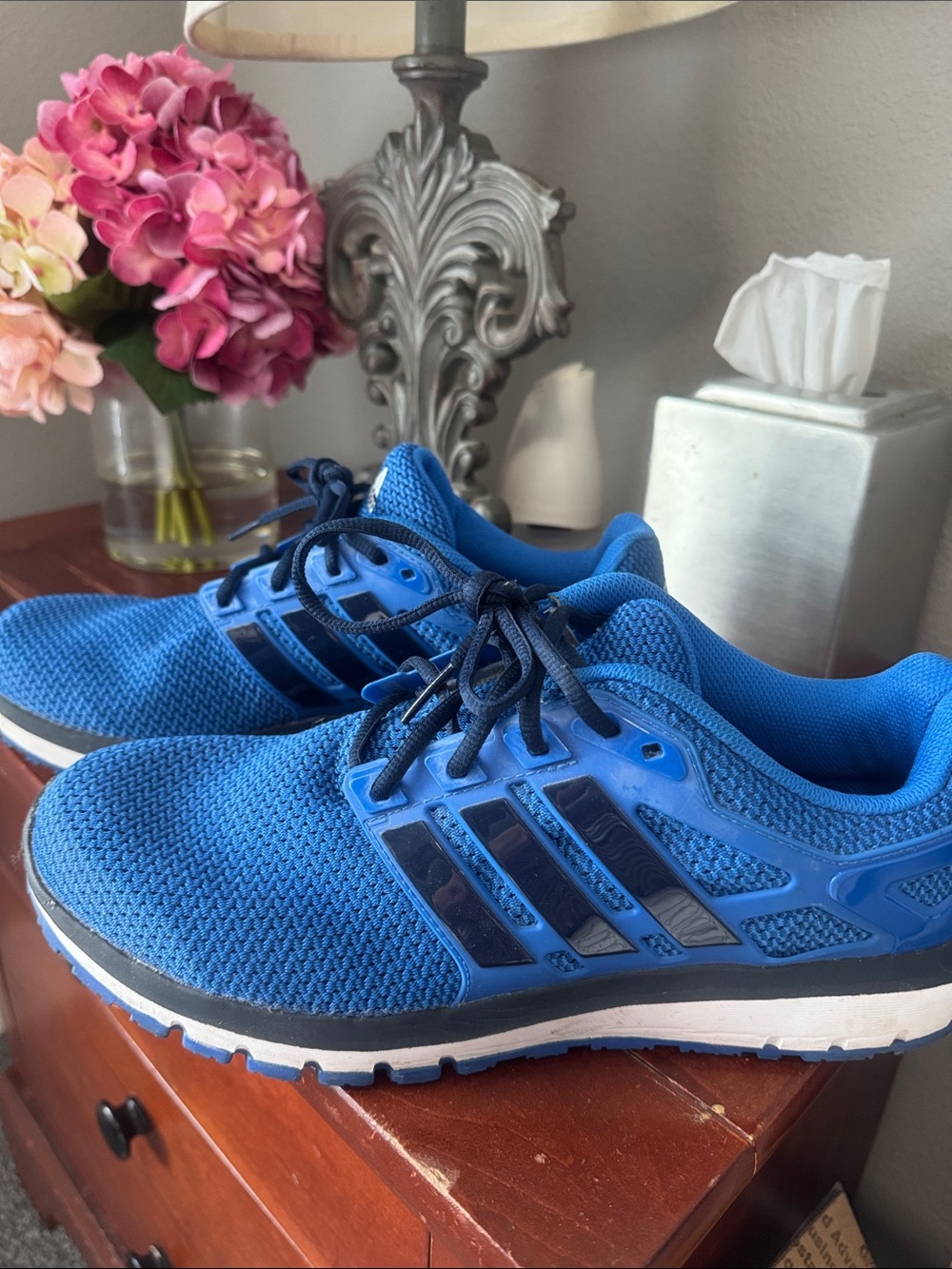 adidas Blue Men's Athletic Running Shoes
